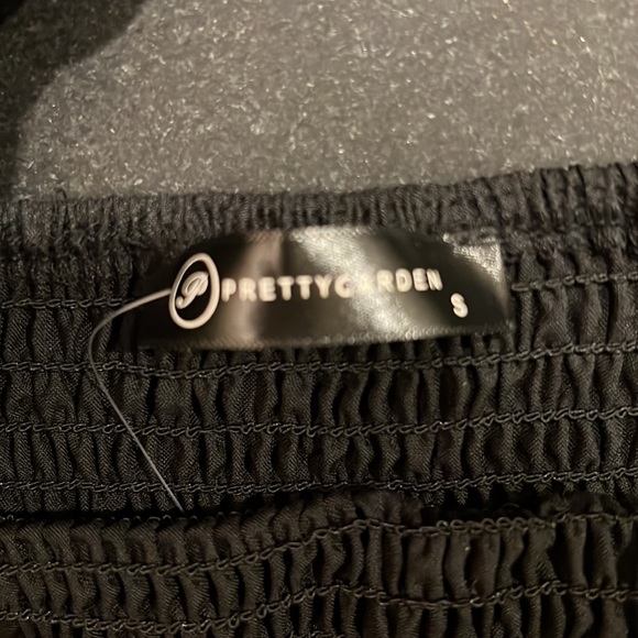 Black Puff Sleeve Dress - Picture 5 of 8